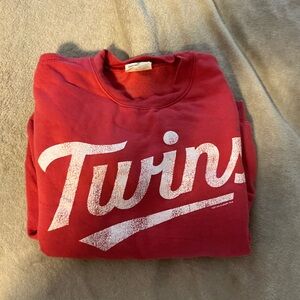 MLB Red Twins Sweatshirt